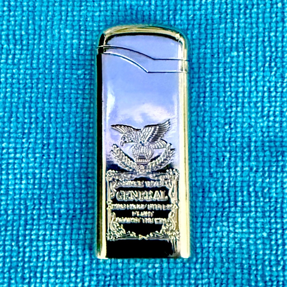 Vintage (NEW) General Wind Proof System Lighter, WZ0058, Mint - Never Used